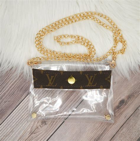 louis vuitton clear monogram bag.